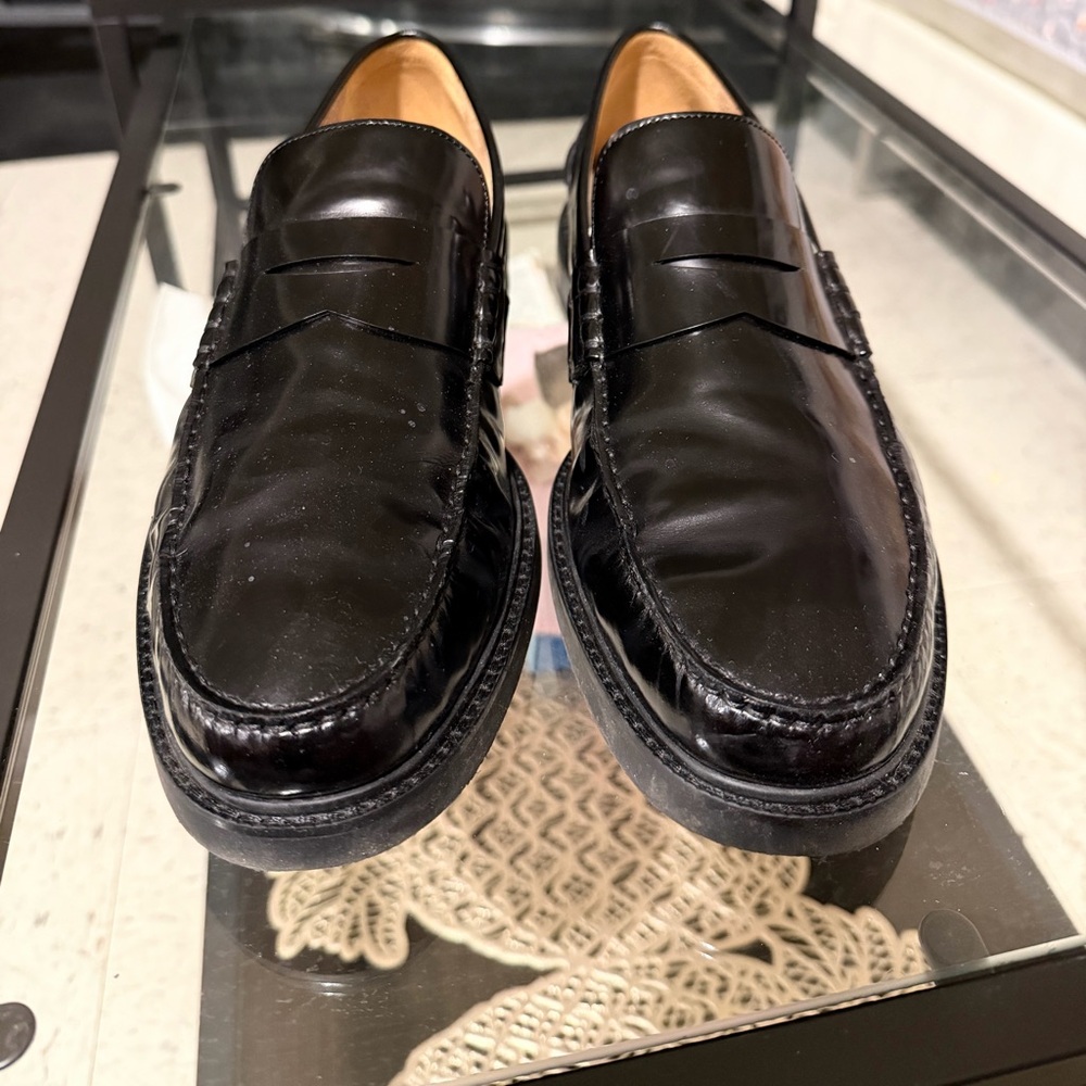 Cole Haan Black Leather Loafers